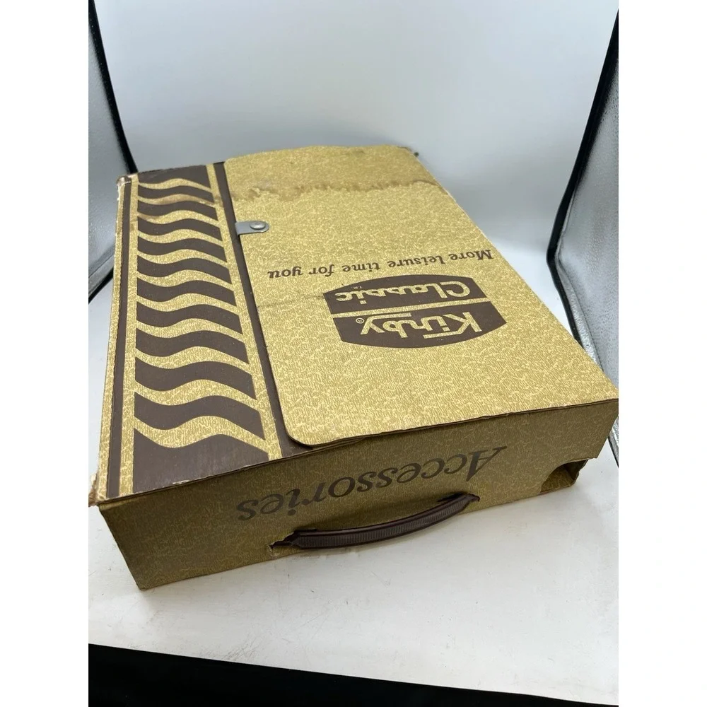 Vintage Kirby Classic Vacuum Accessories Attachments Box